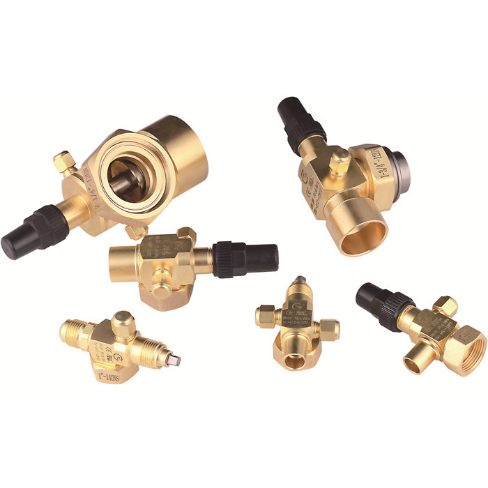 Basınç DN4-DN50 Soğutma Rotalock Servis Valfı Ve Ayarları -40°C+150°C Ve 0-4.5 MPa