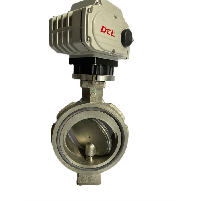 1.0 2.5 Doğruluk Derecesi 4 Inch Elektrik Kelebek Valfı Ağır Görevli