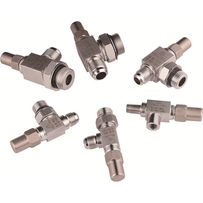 CO2 Soğutma 3/4 Inch Sıkıştırma Kapalı Valf Yüksek Basınç DN4  DN40 0  16.0 MPa -40C  140C