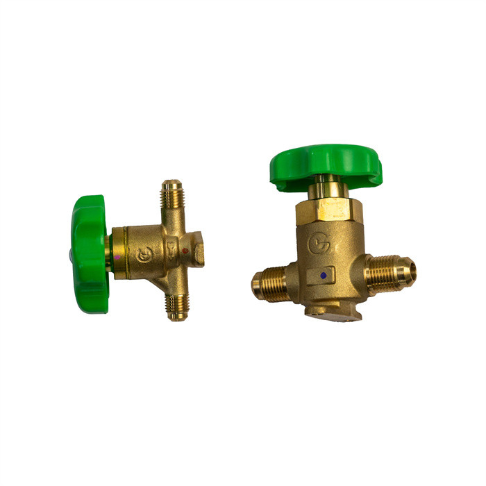 Temperatüre dayanıklı el soğutma valfi CFC HCFC HFC R22 R410a R134a