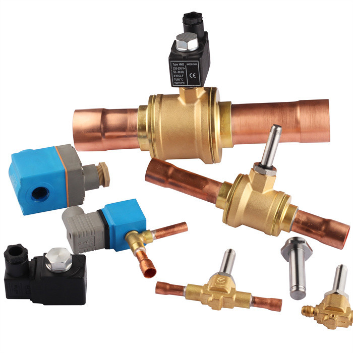 0-3.0 MPa 3/8 Soğutma Solenoid Valf Flanş Tipi Güçlü Güvenilirlik